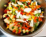 水無し野菜ジュースで煮込む濃くカレー作り方3写真
