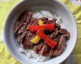 牛ヒレステーキ丼♪作り方2写真