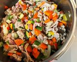 水無し野菜ジュースで煮込む濃くカレー作り方4写真