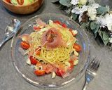 簡単オシャレ✨フライパン不使用冷製パスタ作り方5写真