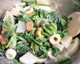 大根ほうれん草竹輪のオーロラソースサラダ作り方6写真