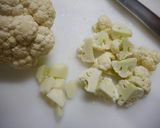 簡単！カリフラワーカレーソテー作り方1写真