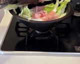 白菜豚巻き豆乳鍋作り方1写真