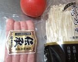 ウインナーとエノキ茸で、クリスマス煮込み作り方1写真