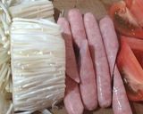 ウインナーとエノキ茸で、クリスマス煮込み作り方2写真