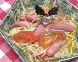 ウインナーとエノキ茸で、クリスマス煮込み作り方4写真