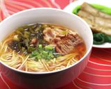 研究中！蘇州拉麺 雪菜黄魚面もどきが目標作り方5写真