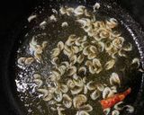 釜揚げ小海老　ほうれん草フェットチーネ作り方3写真