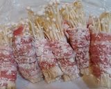 えのきの豚バラ肉巻Wソース作り方2写真