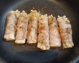 えのきの豚バラ肉巻Wソース作り方3写真