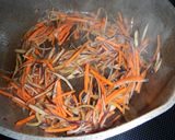 すき焼きのたれ味‥コールラビの皮料理作り方2写真