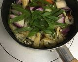 【おひとりさま用】具沢山のお味噌汁作り方2写真