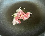 ワンパン♪わさび菜と豚バラのパスタ作り方3写真