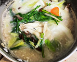 玄米ときのこと根菜でおじや作り方3写真
