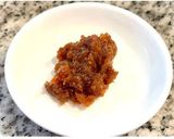 ほうれん草とサラダチキンの梅肉和え作り方1写真