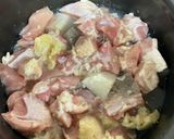 塩麹deとり味噌大根作り方1写真
