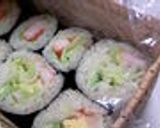 ＊サラダ巻き＊2009年恵方巻き作り方13写真