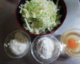 簡単お好み焼き(孫達に伝授)作り方1写真