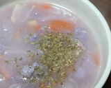 紫カリフラワーのクリームスープ【自分メモ作り方5写真