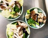 レンジ肉無豆腐きな粉梅生姜焼き味野菜炒め作り方11写真