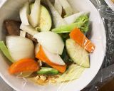 レンジ肉無豆腐きな粉梅生姜焼き味野菜炒め作り方13写真