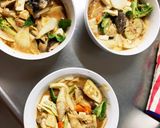 レンジ肉無豆腐きな粉梅生姜焼き味野菜炒め作り方16写真
