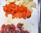 赤味噌仕立ての豚汁うどん作り方1写真