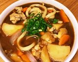 赤味噌仕立ての豚汁うどん作り方6写真