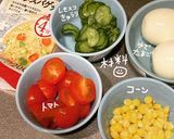 レモスコきゅうりdeサラスパサラダ作り方1写真