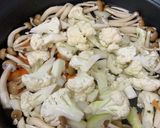 かぶとカリフラワーの野菜いっぱいシチュー作り方2写真