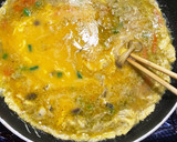 #アヒージョの残りでキッシュ風卵焼き作り方5写真