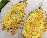 お魚のガーリックチーズ香草パン粉焼き作り方5写真