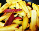 少ない油で作るしっとり薩摩芋ステック作り方8写真