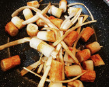 ごぼうとちくわのコロコロ焼き作り方4写真