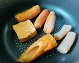 【お弁当】残りの…焼きおでん海苔弁当作り方3写真