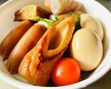 【お弁当】残りの…焼きおでん海苔弁当作り方4写真