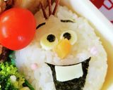 キャラ弁☆冬を楽しもう!!オラフ弁当☆作り方3写真