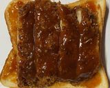 シャキシャキキャベツが美味しいカツサンド作り方5写真