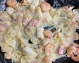 シーフードグラタンのピザ作り方17写真