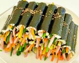 韓国海苔巻き キンパ！ 김밥作り方24写真