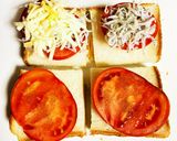 しらすとトマトとチーズのトースト作り方4写真