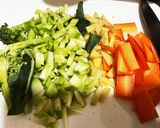 ブロッコリーの茎でご馳走作り方1写真