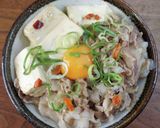 肉豆腐丼作り方2写真