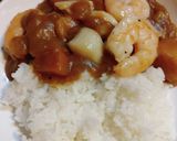 エビとホタテのカレー作り方8写真