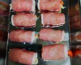 キャベツと人参の肉巻き梅ソース添え作り方3写真