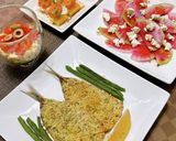 お魚のガーリックチーズ香草パン粉焼き作り方7写真