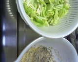 れんこんとキャベツの胡麻醤油マヨサラダ♪作り方3写真