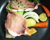 節約!残り野菜で生姜ソースのホットサラダ作り方1写真