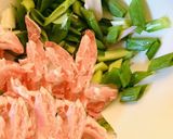 ダイエット!ネギと豚肉の豆腐干焼きそば♡作り方7写真