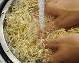 ダイエット!ネギと豚肉の豆腐干焼きそば♡作り方1写真
